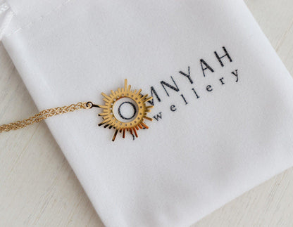 Line Sun Necklace