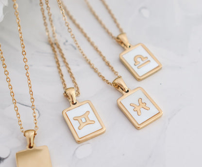 Pearl Zodiac Necklace