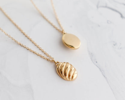 Croissant Pendant Necklace