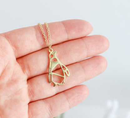 Geometric Penguin Necklace