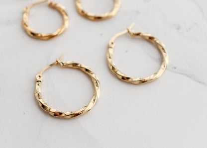 Twist Hoop Earring