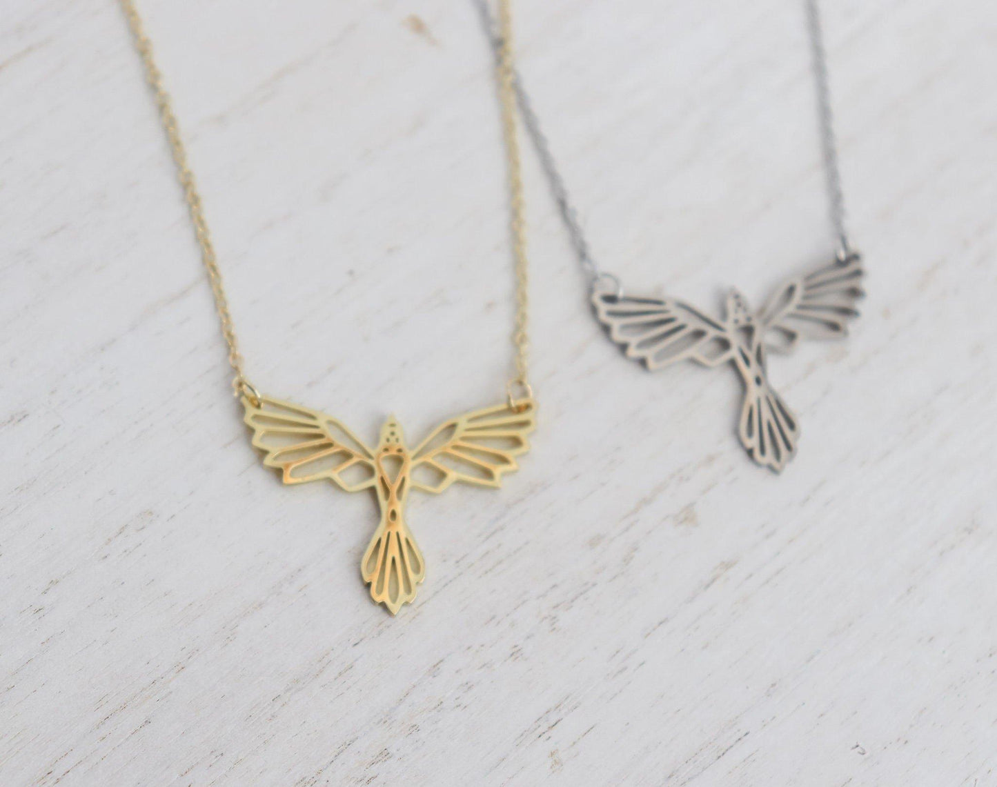 Geometric Eagle Necklace
