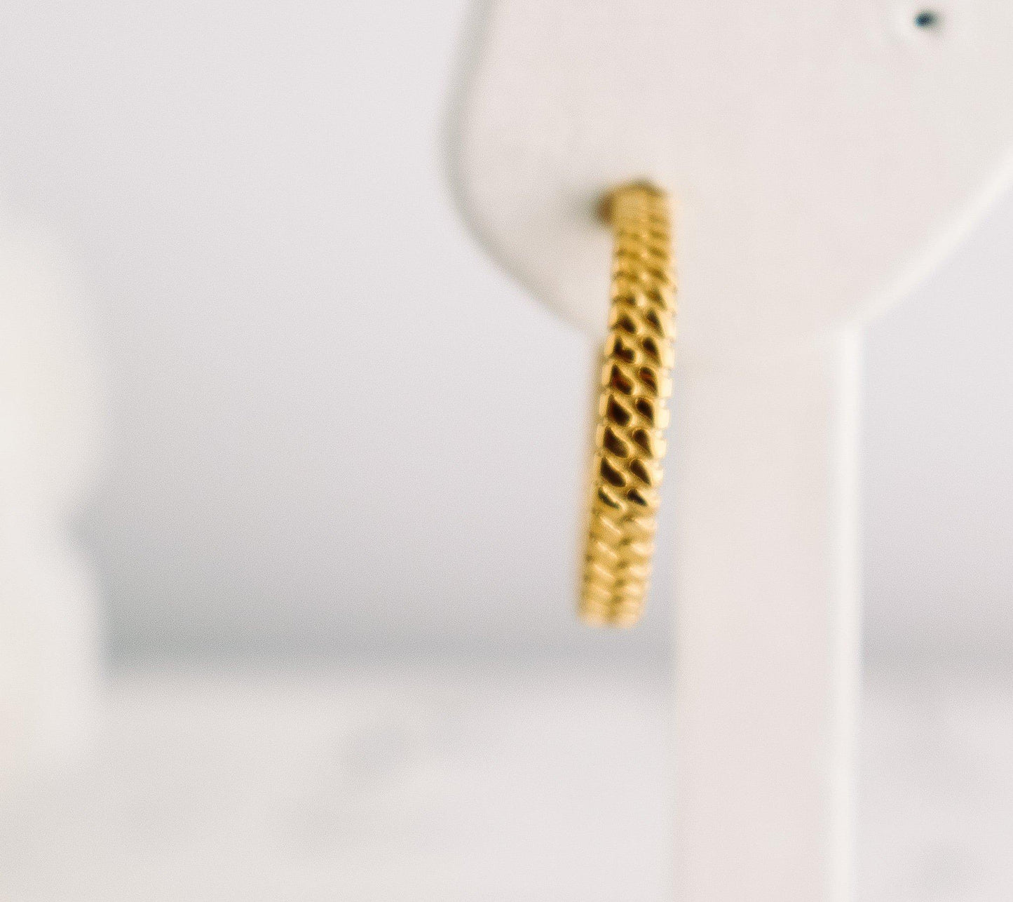 Textured Hoop Earrings