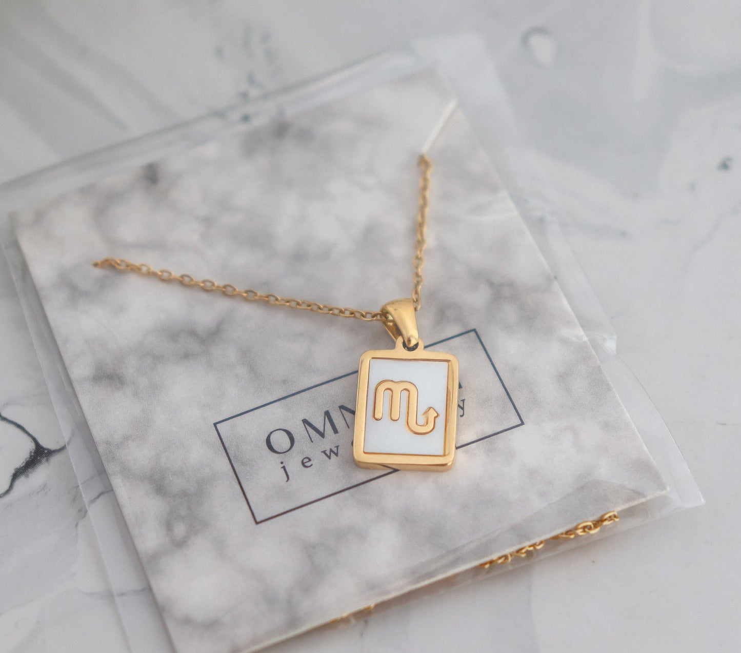 Pearl Zodiac Necklace