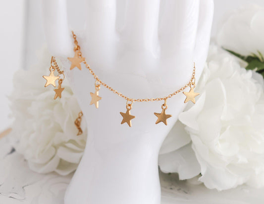 Star Pendant Anklet