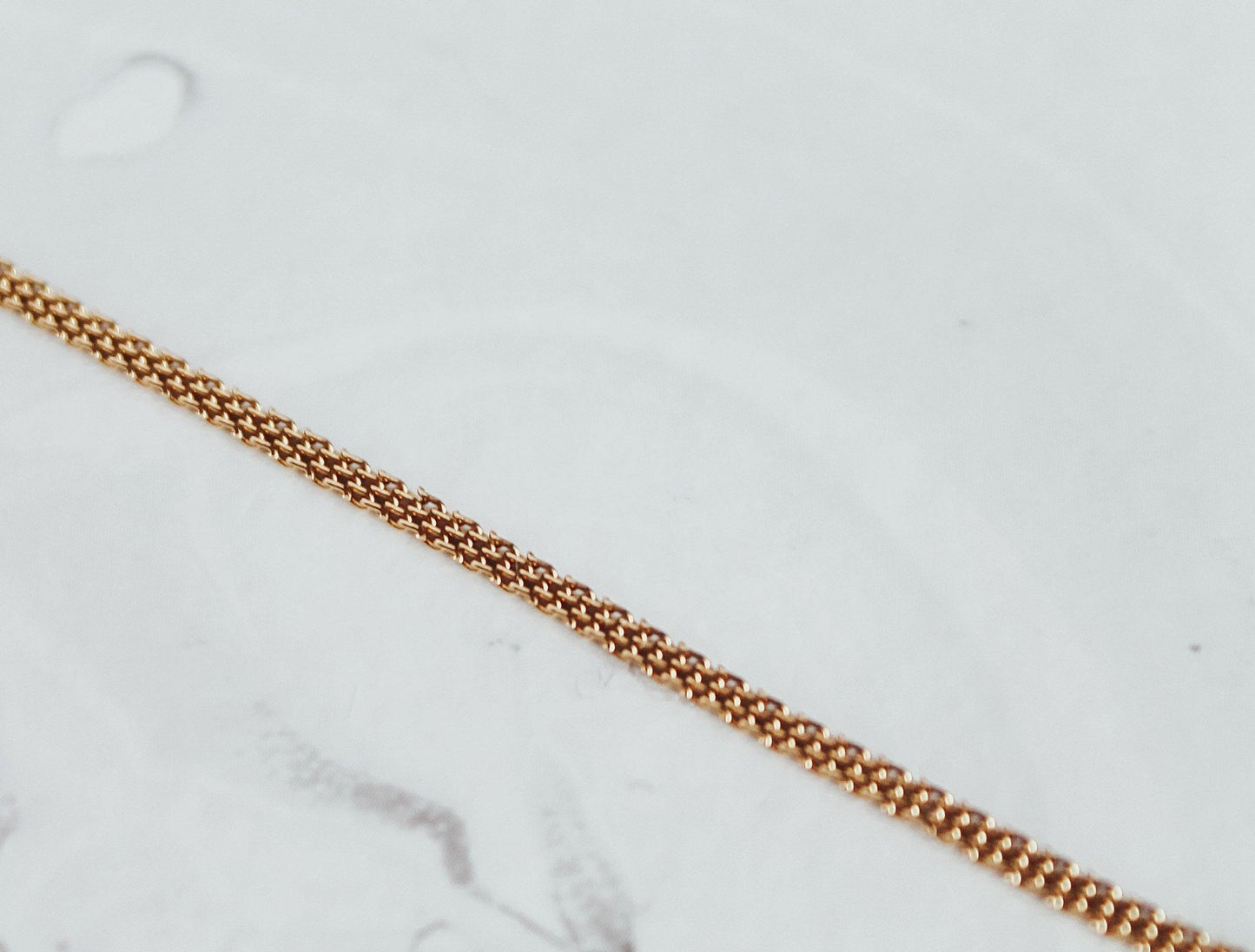 Thin Mesh Chain Bracelet