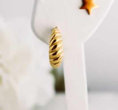 Open Croissant Earrings