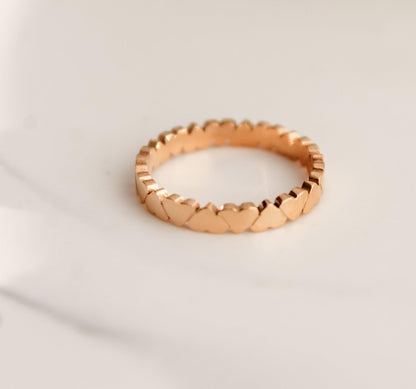 Cute Link Heart Ring