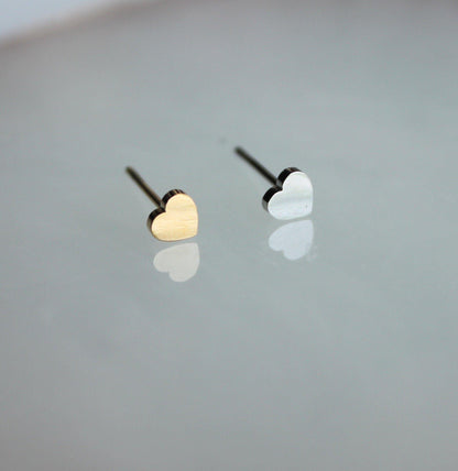 Mini Heart Stud Earring