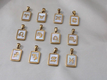 Pearl Zodiac Necklace
