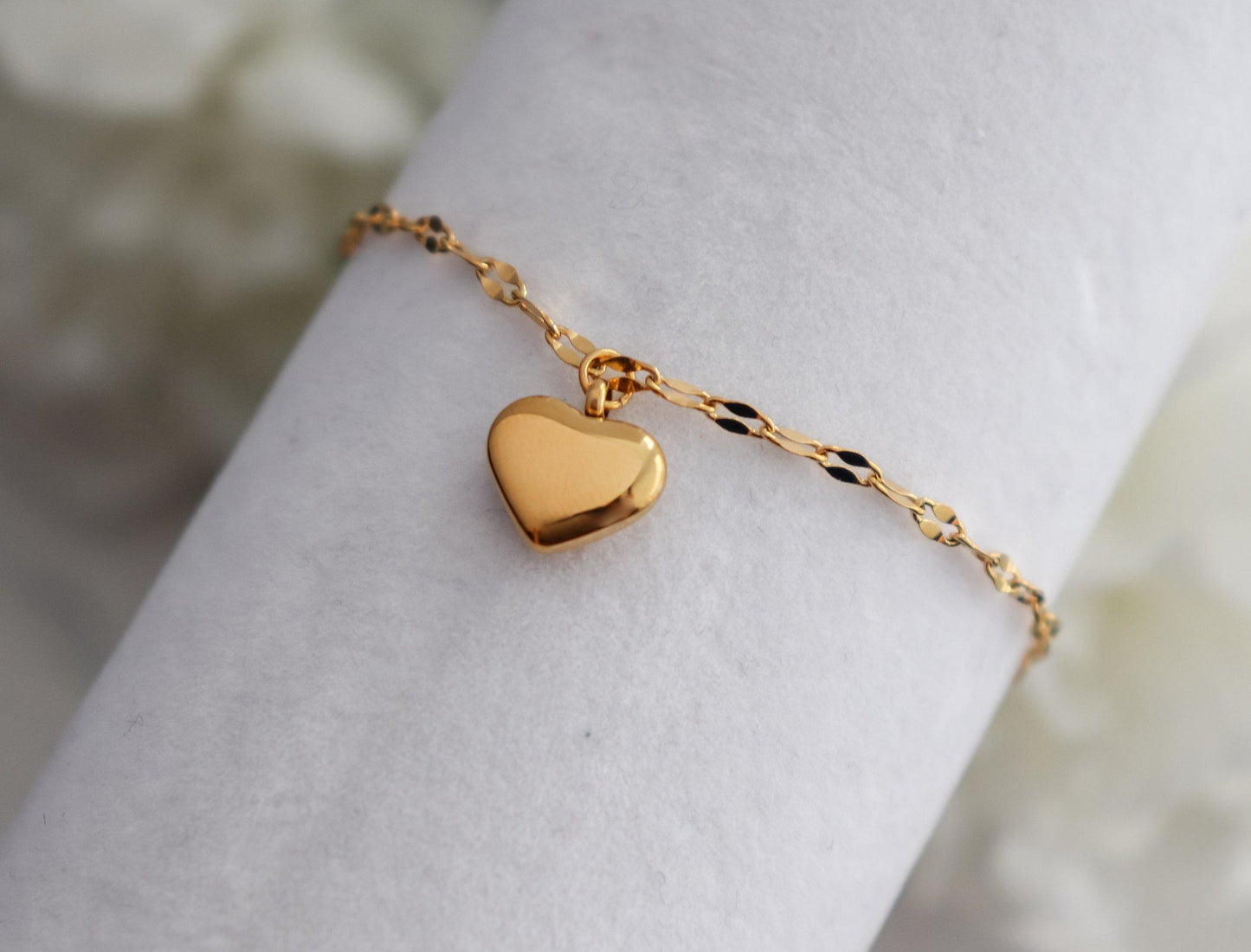 Heart Flutter Chain Bracelet