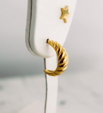 Open Croissant Earrings