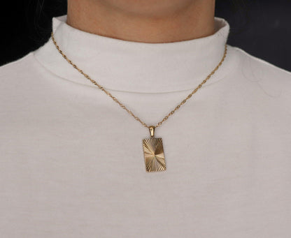 Sunburst Pendant Necklace
