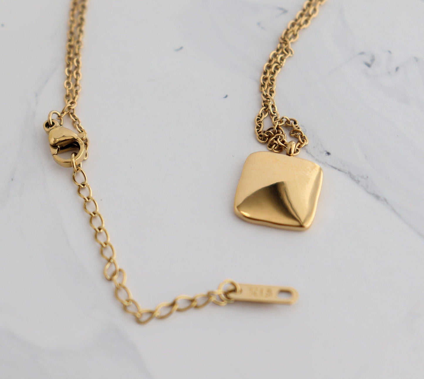 Square Leaf Necklace