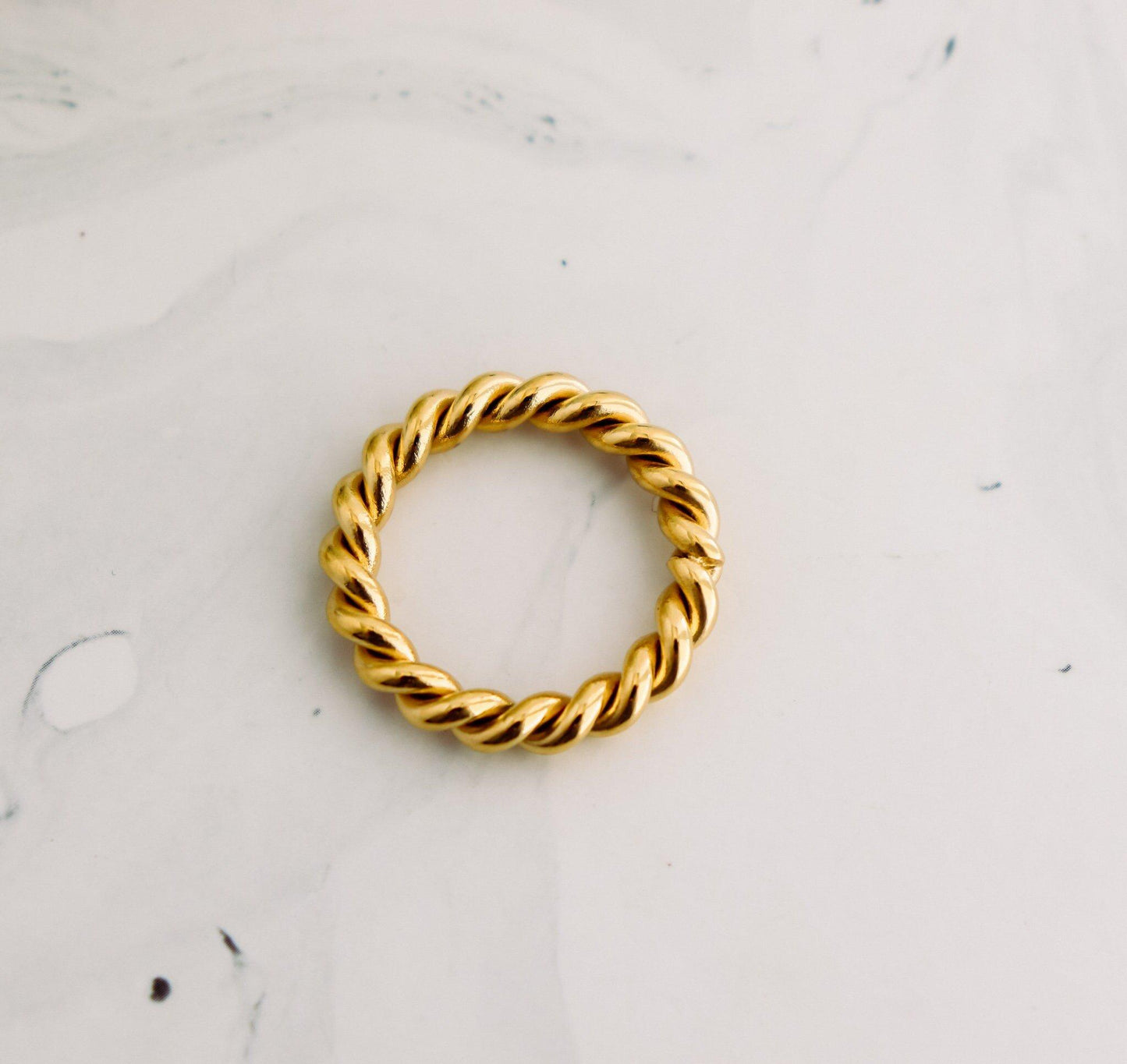 Thick Twisted Ring