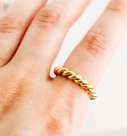 Thick Twisted Ring