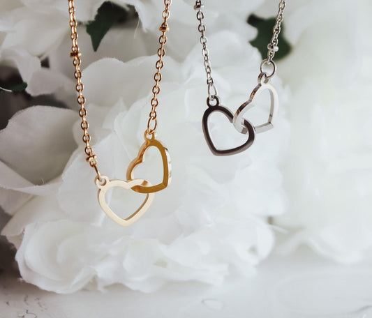 Interlocked Hearts Necklace