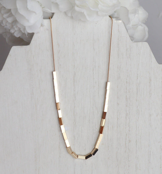 Linked Bars Necklace