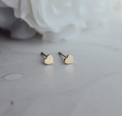 Mini Heart Stud Earring